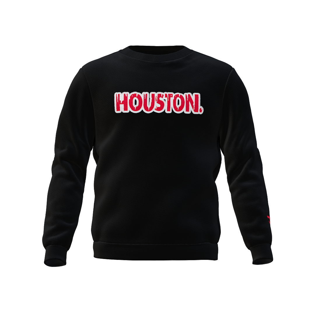 Houston Unisex 3D Crewneck Sweatshirt